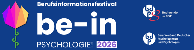 be-in Psychologie Berufsinformationsfestival 2026
